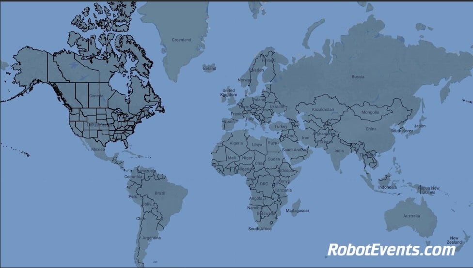 Map of the world