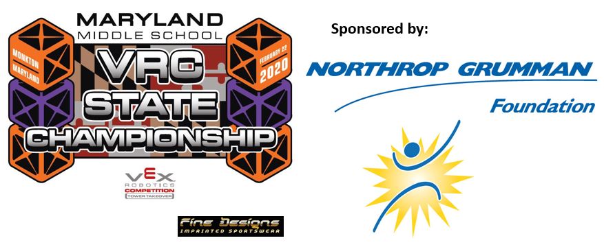 Maryland VRC Middle School State Championship - Tower Takeover
