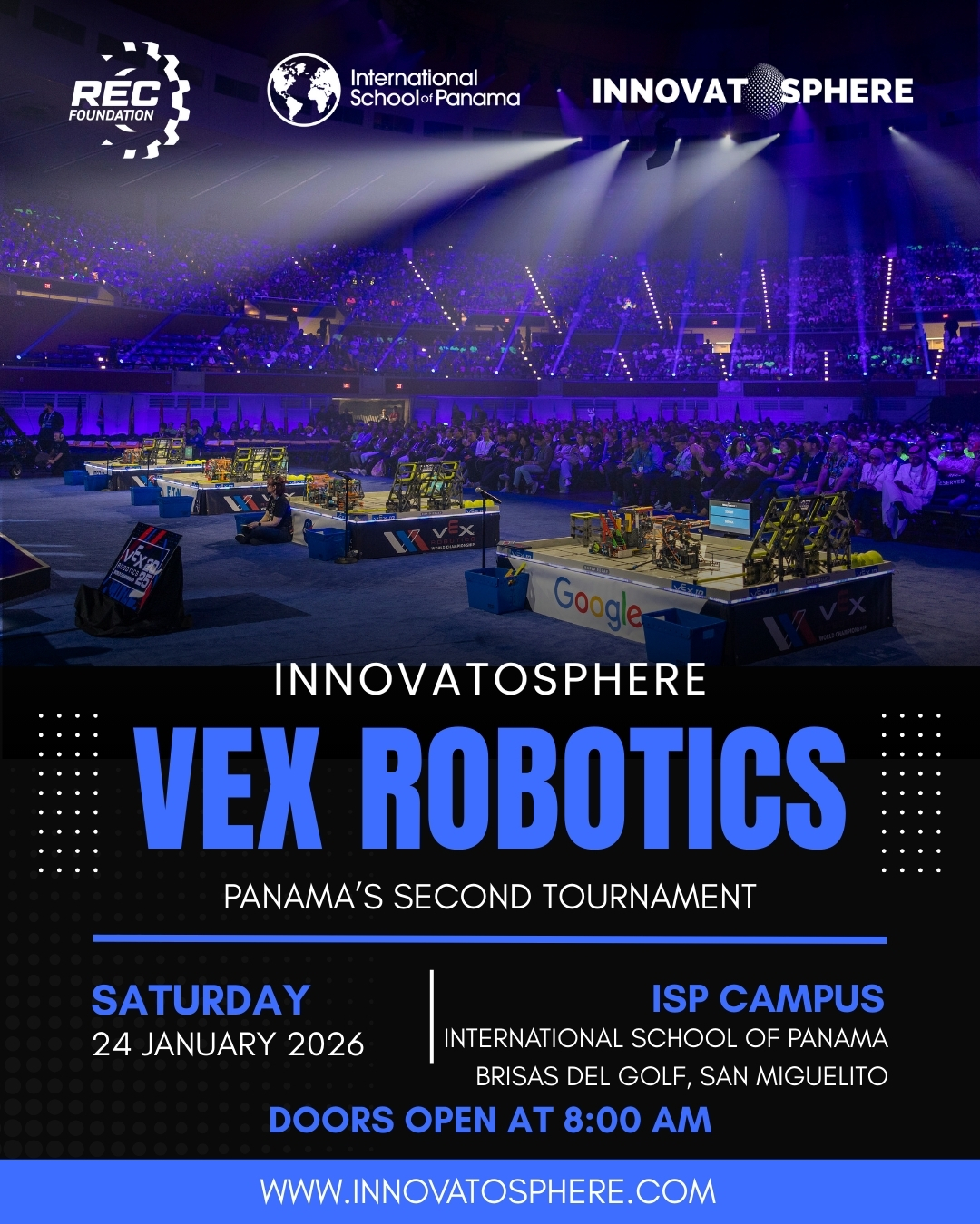 Innovatosphere Panama 2025–2026 – Second Official Tournament V5RC : VEX ...